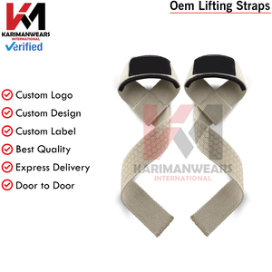 Sangles de musculation de niveau professionnel pour hommes et femmes, support de poignet pour la musculation, soulevé de terre, haltérophilie, fabricant OEM - Product Image 3