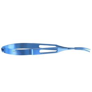 Pince ophtalmique en titane à encoches courbées pour inséretion, instrument microchirurgical pour chirurgie oculaire - Product Image 4