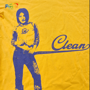 T-shirt Ringer pour Homme Personnalisé OEM avec Impression DTG et Patch <span class=keywords><strong>Jaune</strong></span>, 230 g/m², 100% Coton - Product Image 3