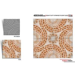 Precio al por mayor directo de fábrica, baldosas de pavimentadora de estacionamiento de automóviles digitales de porcelana resistente para exteriores, pisos esmaltados de 40x40cm 400x400mm - Product Image 1