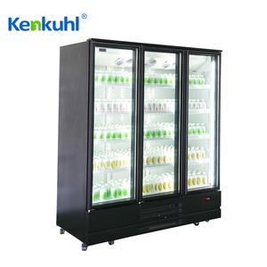 Kenkuhl cửa đôi dọc thẳng đứng trưng bày đồ uống mát siêu thị thương mại cửa hàng tiện lợi trưng bày - Product Image 6