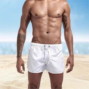 Short de plage pour hommes, short de bain à séchage rapide, léger, short d'été, taille élastique, cordon de serrage, short décontracté pour les vacances - Product Image 6