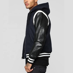 Wool Thin Long Hooded Varsity <b>Jacket</b> for <b>Men</b> College Baseball Custom Wholesale <b>Summer</b> - Product Image 4