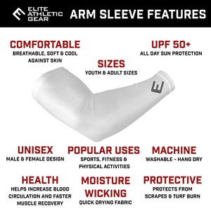 Custom New Flag Print <b>Arm</b> <b>Sleeve</b> Anti-Uv <b>Compression</b> Cooling for Cycling Outdoor Sports Unisex Adult Breathable Design OEM 2026 - Product Image 3