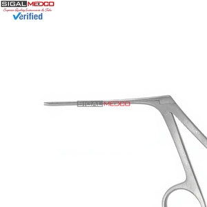 Micro-pince alligator dentée de précision, instrument chirurgical ophtalmique, pince médicale ORL, outil de préhension fine, qualité allemande - Product Image 6