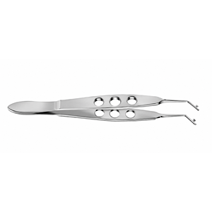 Pinces à lentilles modifiées Livernois, en acier inoxydable de qualité médicale, instrument chirurgical ophtalmique certifié CE Classe I, utilisation manuelle - Product Image 1