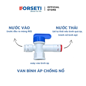 Réservoir sous pression pour système de filtration d'eau domestique par osmose inverse (RO) Forseti en plastique – Prix abordable - Product Image 5