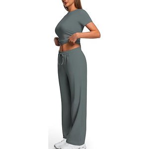 ชุดเซ็ตสองชิ้นสำหรับผู้หญิงใส่สบายสำหรับไปสนามบิน - Product Image 6