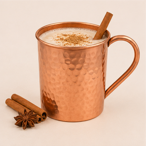 Pure Copper Moscow Mule Mug Hammered Finish Authentic Solid Copper Drinking <b>Cup</b> for Cocktail Beer and <b>Cold</b> Beverages - Product Image 4