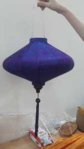 Silk Lanterns Traditional Bamboo Silk Lanterns Decorative Lights For Garden Party Wedding Vietnam Silk Lanterns Decor - Product Image 2