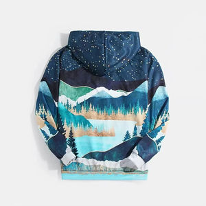 Sweat-shirts à sublimation pour hommes de haute qualité, 100 % coton, molleton uni teint, respirant, coupe-vent, séchage rapide, collection hiver décontractée, tendance - Product Image 3
