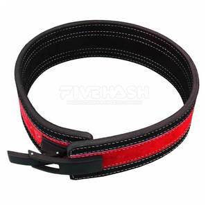 Ceinture de levage de poids en cuir avec levier de protection pour entraînement 2026 - Product Image 5