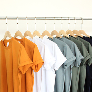 เสื้อยืดคอตตอนคุณภาพสูงจากโรงงานโดยตรง สำหรับทุกเพศ ทุกวัย แขนสั้น คอกลม แฟชั่นทันสมัย ลายเรียบง่าย สวมใส่สบาย ผลิตจากผ้าฝ้าย 100% - Product Image 5