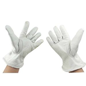 Gants en cuir uni résistants aux coupures et aux chocs, fabriqués sur mesure en usine, pour un usage quotidien et décontracté en extérieur - Product Image 3