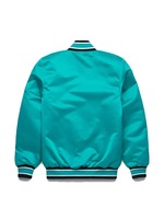 Veste HOMAGE X Starter Marlins |   Blouson bomber Varsity des Miami Marlins pour hommes |   Vente en gros personnalisée OEM