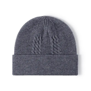 Gorro de Punto Unisex 100% Lana, Cálido, Suave, Transpirable e Impermeable, para Invierno - Product Image 1