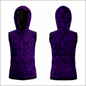 Sweat à capuche léger sans manches pour l'été, personnalisable par sublimation, pour l'entraînement des équipes professionnelles et des jeunes. - Product Image 3