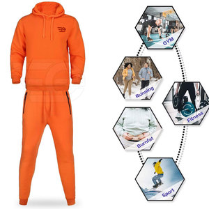 Conjunto Deportivo con Capucha para Hombre, Informal, de Invierno, 100% Algodón, Ecológico, de Secado Rápido, Elegante, a la Moda, para Gimnasio - Product Image 6