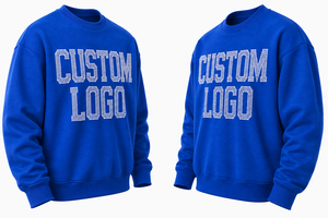 เสื้อสเวตเชิ้ตคอกลมผู้ชาย แบรนด์ Blue Front ประดับโลโก้ด้วยคริสตัล ผ้าฝ้าย 100% สไตล์ลำลอง ทรงปกติ สำหรับฤดูใบไม้ร่วง - Product Image 3