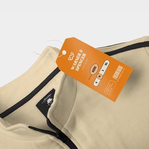 Non Tear Hang Tags Synthetic <b>Paper</b> Clothing Tags Waterproof Tear Resistant Apparel Tags with String - Product Image 1