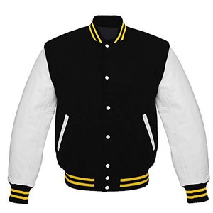2024 <b>Top</b>-Quality Winter Wear Men's Genuine Leather Varsity Jacket - Product Image 4