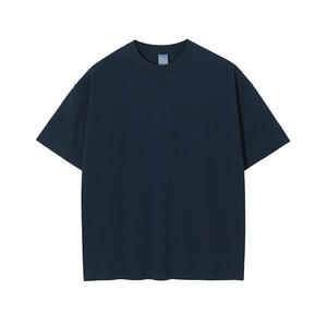 T-shirt élégant pour homme, haute qualité, 100% coton, impression de logo personnalisée, prix de gros abordable, t-shirt uni confortable, faible MOQ, OEM - Product Image 6