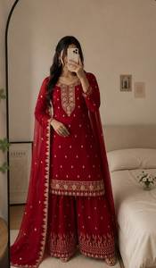 Robes Punjabi pour occasions spéciales, vêtements traditionnels, tenues élégantes, nouveaux vêtements indiens et pakistanais disponibles en différentes couleurs - Product Image 2