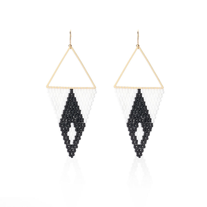 Pendientes de Moda con Borlas de Cuentas Miyuki Hechas a Mano al por Mayor para Mujer por MD HANDICRAFTS - Product Image 5