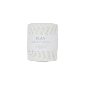 Cordón de Algodón Ilan de 4mm, 250g, Blanco, para Hacer Atrapasueños - Product Image 1