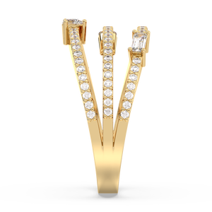 Bagues de fiançailles REYES personnalisables en argent sterling 925 avec moissanite, bijoux fins à la mode pour femmes, cadeaux d'anniversaire - Product Image 5