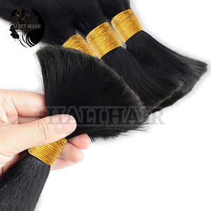 Extensiones de cabello humano a granel de onda del cuerpo virgen vietnamita de alta calidad 100g todos los colores teñido blanqueamiento permanente solo dibujado SDD Hali - Product Image 4