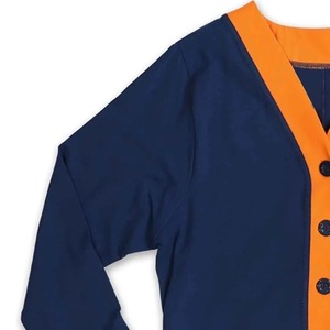 Custom Made Sorority School University Men's Winter <b>Cardigan</b> <b>Sweater</b> Fraternity Cotton Chenille Breathable V-neck Letter Button - Product Image 4