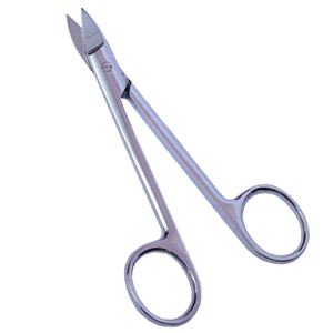meal med 4.25 Curved TC Dental <b>Crown</b> Collar Cutting Scissors 4.25 inches (10.8 cm) or 4.75 inches (12 cm) <b>crown</b> cutting scissors - Product Image 1