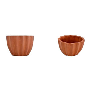 Maceta de Terracota Hecha a Mano, Diseño Art Deco Moderno y Natural, Maceta Ecológica para Exteriores, Ideal para el Hogar, la Oficina o Regalos de Diwali - Product Image 1