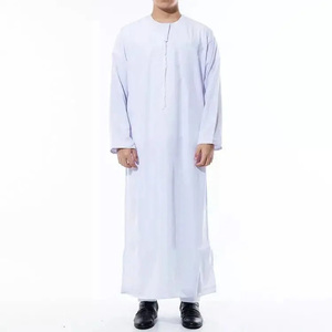 <b>Mens</b> Islamic Juba Comfortable Long Sleeve For Wedding Prayer And Events <b>Mens</b> Traditional Muslim Clothing Full Length Juba - Product Image 1