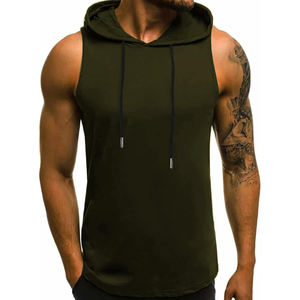 Sudadera sin Mangas con Logotipo Personalizado para Hombre, Sudadera con Capucha para Gimnasio, Fitness, Musculación, Ropa Deportiva, Fabricante - Product Image 2