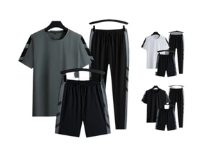 Conjunto Deportivo Ligero Unisex con Cuello Redondo para Verano, con Opciones de Logotipo Personalizado, Tejido de Poliéster/Nailon de Secado Rápido y Transpirable - Product Image 3