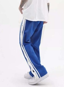 Wholesale Heavyweight Cotton Men's Sweatpants Casual Wide Leg Loose <b>Pants</b> Custom Sweatpants for Men - Product Image 2