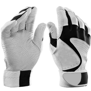 Gants de frappe de baseball en cuir avec fermeture auto-agrippante, conçus pour une vitesse de frappe rapide, offrant une prise légère, sûre et flexible. - Product Image 6