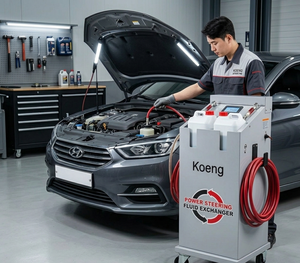 Échangeur de liquide de direction assistée KOENG KPE-6000 semi-automatique, garantie 12 mois, fabriqué en Corée - Product Image 3