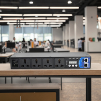 PDU intelligent 220V 10A Prise universelle 4 prises Surveillance et contrôle totaux MQTT/Modbus Automatisation industrielle Personnalisable