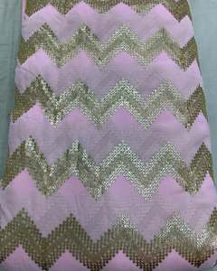 Coding embroidery <b>fabric</b> sequin <b>fabric</b> lace <b>fabric</b> organza <b>fabric</b> for designer abaya kaftan couture wholesale export buyer trade - Product Image 3