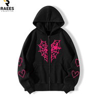 Nouveaux sweats à capuche pour hommes tendance, sweats à capuche pour hommes avec motif de mâchoire de requin, veste unisexe à fermeture éclair intégrale, sweats à capuche pour garçons