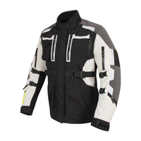 Veste de moto en cuir imperméable et respirante pour homme, confectionnée sur mesure pour la course hivernale, avec pantalon extensible