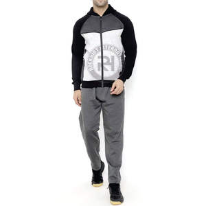 Survêtement en polyester et coton, tissu confortable et doux, conçu pour l'entraînement sportif, le jogging, les tenues décontractées et un style de vie actif quotidien. - Product Image 1