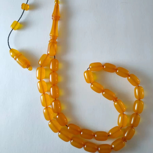 Tasbih de Resina, Ecológico, de Alta Calidad, Pulido, Misbaha, Subha, Tespih, 33 Cuentas de Oración Islámicas, Rosario Hecho a Mano, Dhikr, Color - Product Image 1
