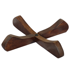 Sous-verres en bois style arbre pour la décoration de table, protection pour casseroles et théières - Product Image 5