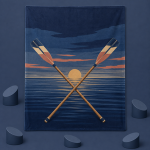 Custom Printed <b>Throw</b> Blanket Axolotl Fig Tuba Rowing Oyster Eclair Sublimation Flannel Fleece Polyester - Product Image 1
