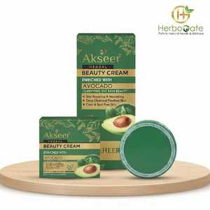 Crema de Belleza Herbal Akseer, Crema Hidratante Facial Herbal Natural Premium, Crema Botánica para el Cuidado de la Piel, Fórmula Hidratante y Nutritiva - Product Image 1