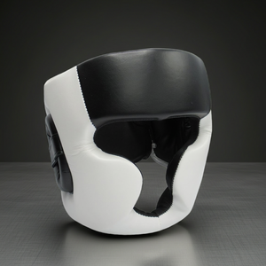 Protector de Cabeza de Boxeo Profesional Premium, Protector Facial de Cuero Genuino Personalizado con Cierre de Velcro y Ventilaciones, Unisex - Product Image 6